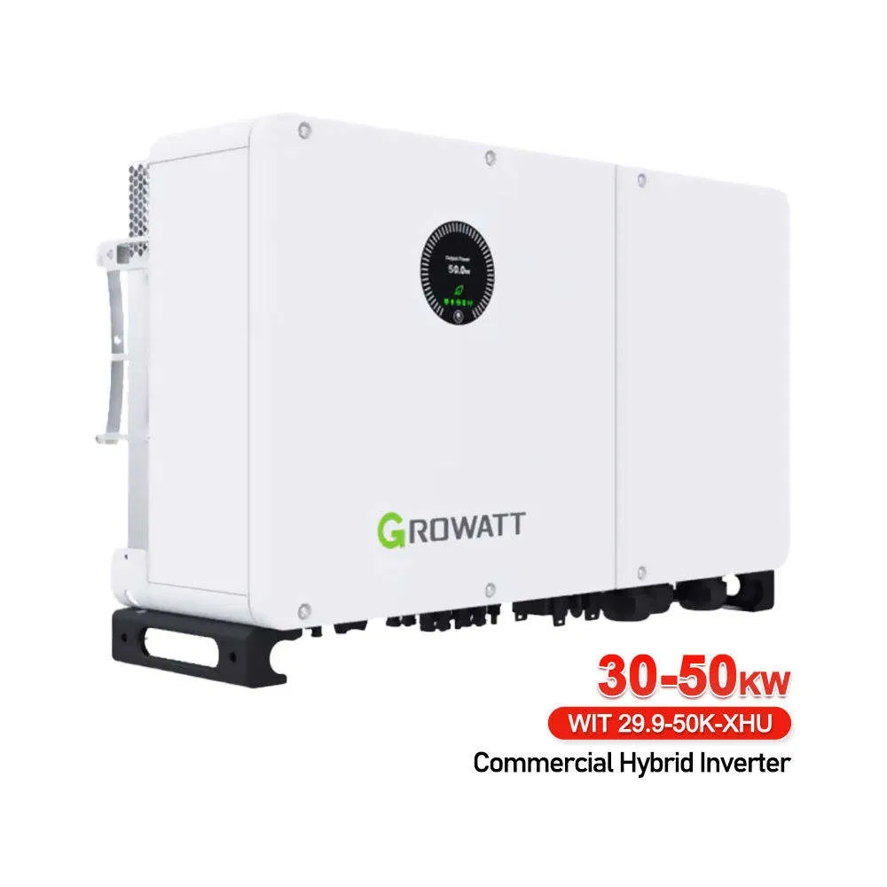 Sistema Solar Híbrido Growatt Wit 29.9-50K Inversor Trifásico 30kw 36kw 40kw 50kw Inversor para Projetos Comerciais e Industriais