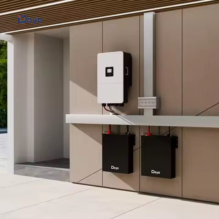 Inversor Híbrido Solar Deye 7kw 7.6kw 8kw Inversor Industrial Monofásico Sistema de Painéis Solares