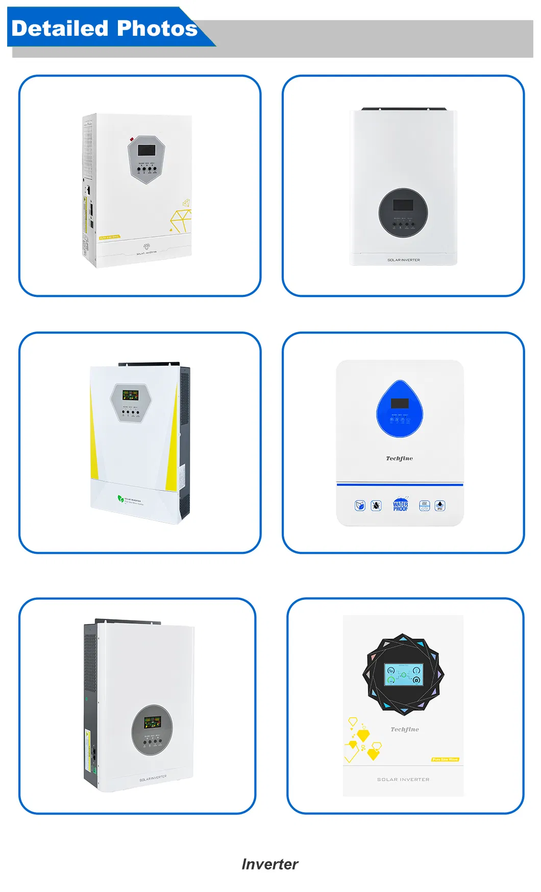 High-Standard Energy Saving off-Grid Inverter for Small Commercial Solar Power System