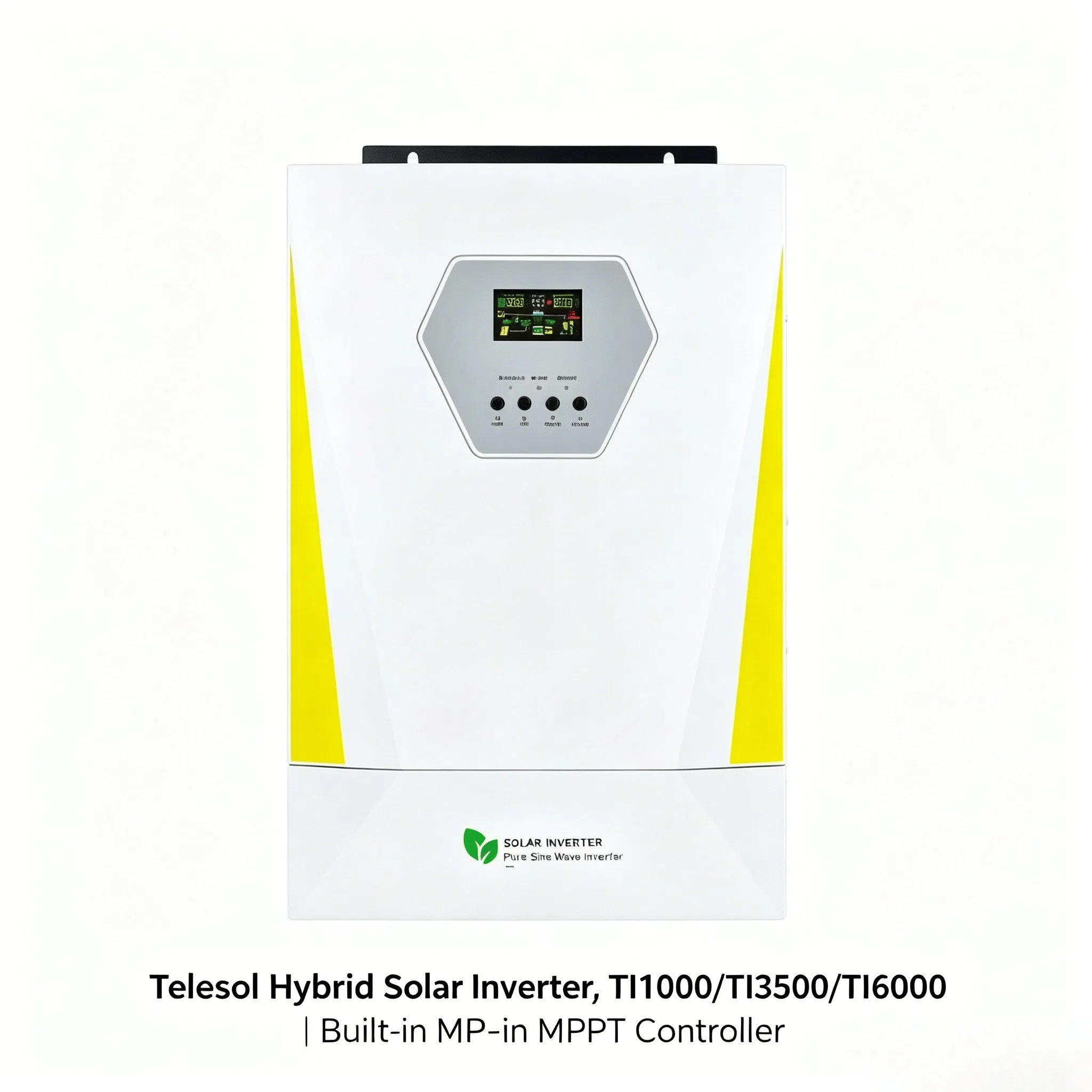 Inversor Solar Inteligente com Controlador MPPT e Display LCD para Operação Fácil