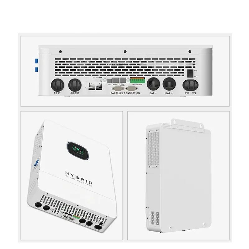 Inversor Solar Monofásico 8kw 10kw em Sistema de Inversor Conectado à Rede com Bateria de Armazenamento
