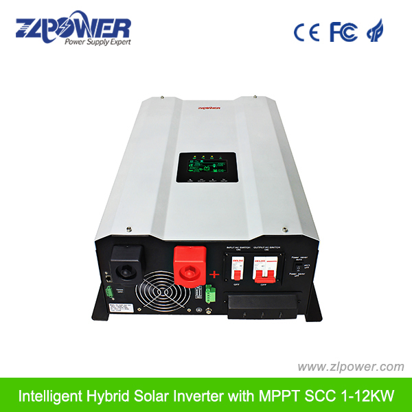 Inversor Híbrido Solar Off Grid de Onda Senoidal Pura DC para AC 6000W 12000W
