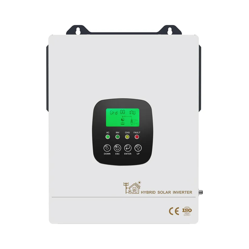 Inversor Híbrido de Energia Solar Inteligente 1kw-12.3kw com Carregamento MPPT WiFi RS485 Saída de Onda Senoidal Pura