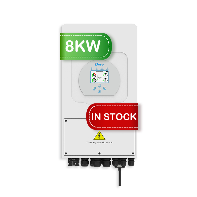 8kw 10kw 15kw Inversor Solar Híbrido Conectado à Rede de Saída Dupla Inteligente 3 Fase Única Inversor