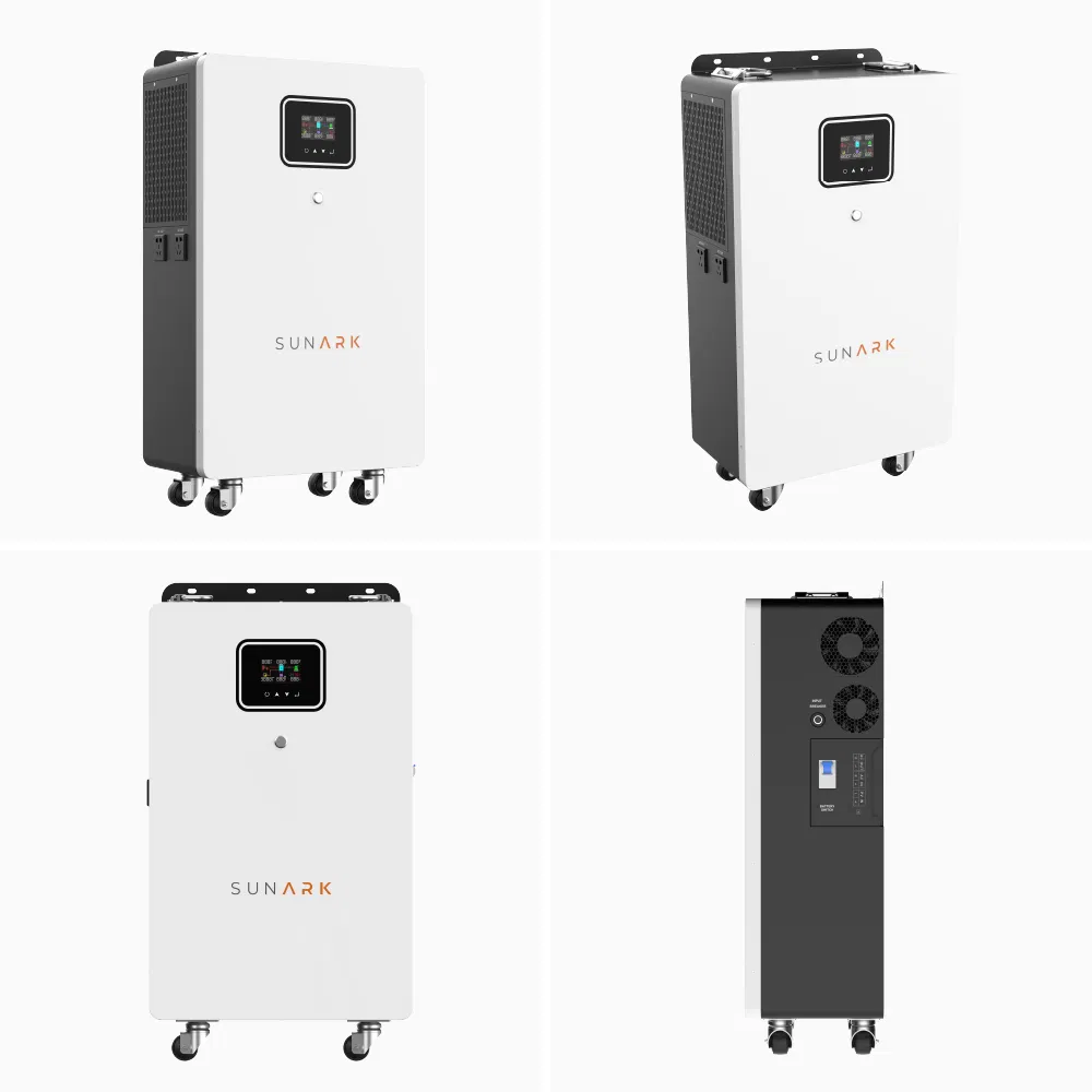Inversor Híbrido Móvel de Bateria de Armazenamento de Energia Sunark 12.8V 25.6V 100ah Tudo em Um Bateria de Lítio