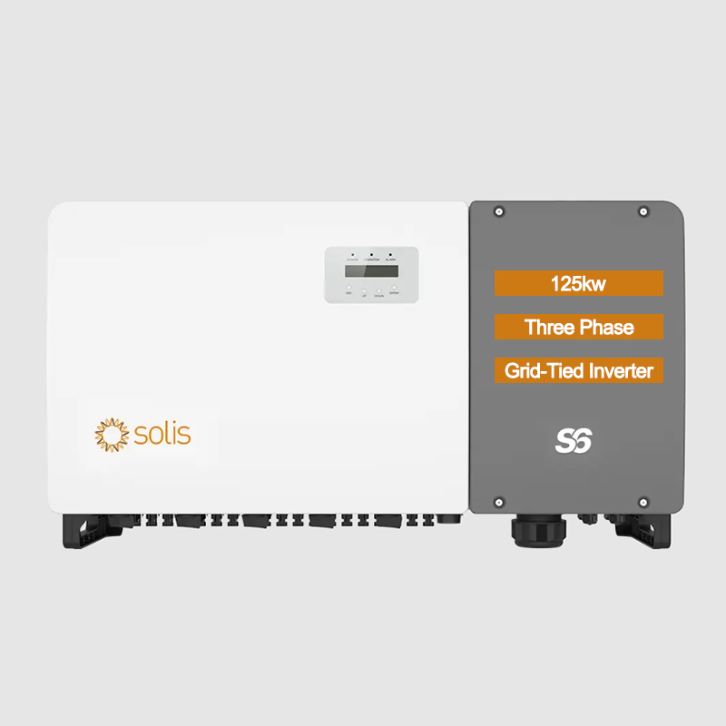 Solis S6-Gc125K Inversor Trifásico 125kw 10 Mppts Conectado à Rede para Sistema Solar Comercial
