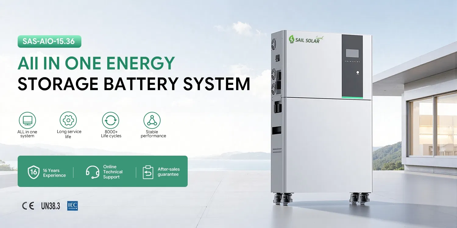 Inversor Solar Residencial All-in-One Monofásico Solução de Bateria Solar