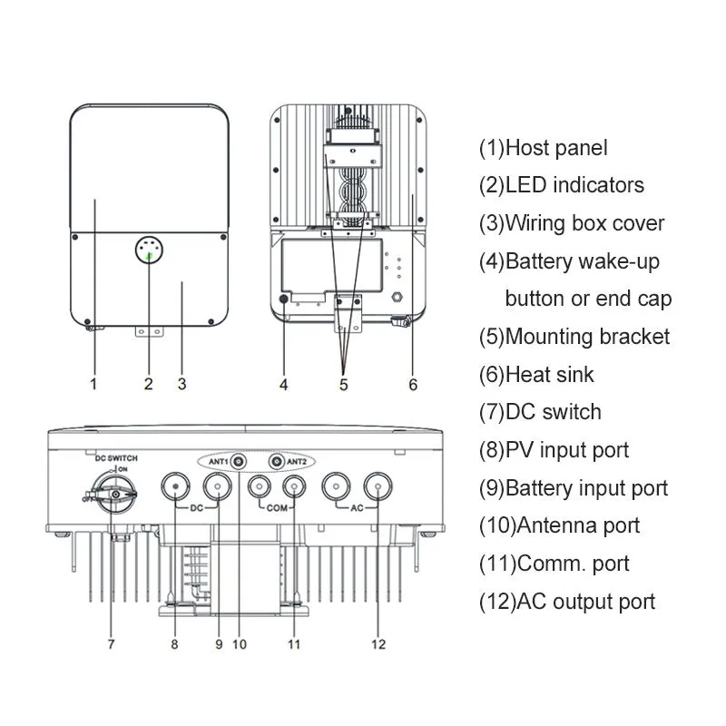 Inversor Solar Híbrido Monofásico MPPT 7