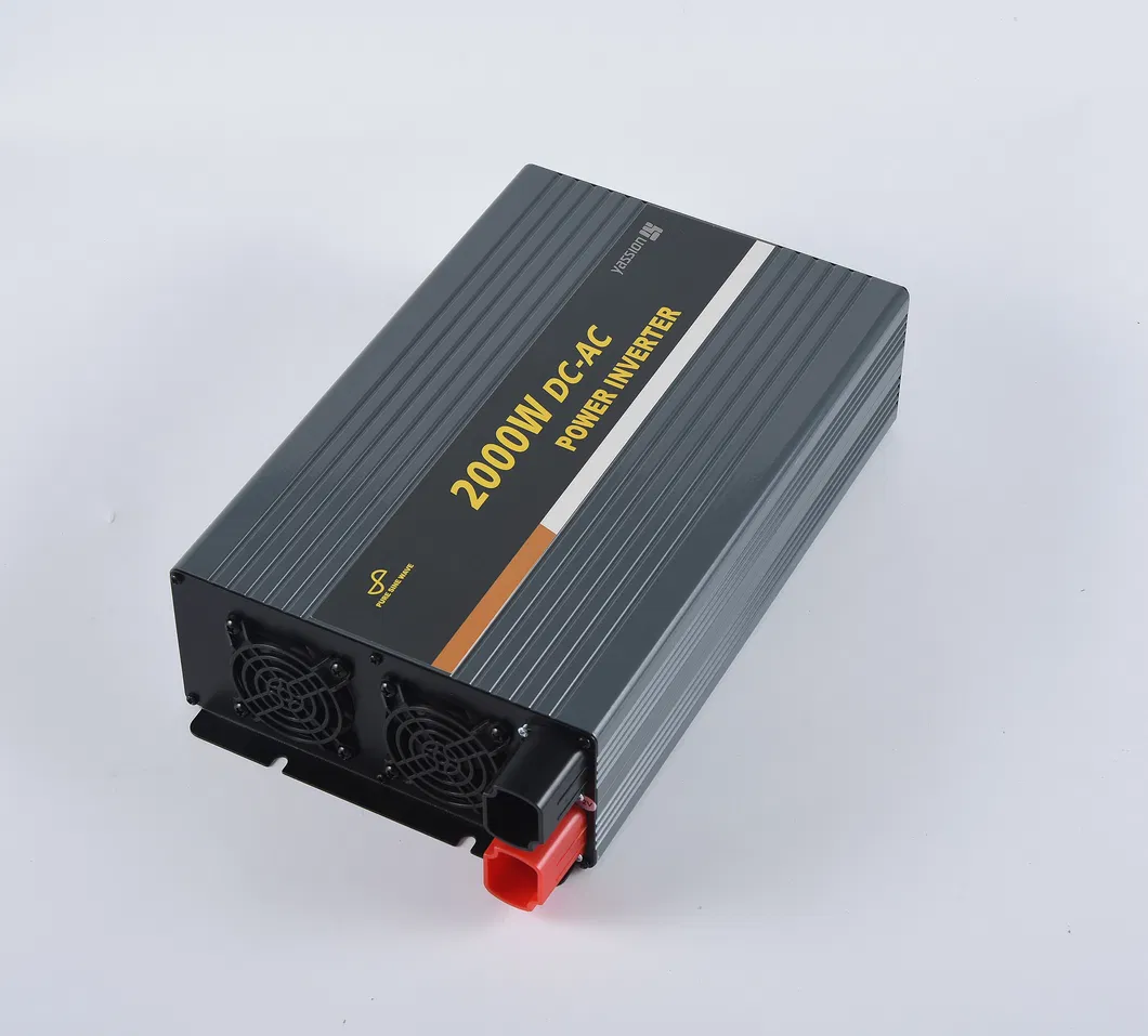 2000W Inversor de Potência, Inversor de Onda Senoidal Pura para Uso Doméstico, Inversor de Potência para Carro