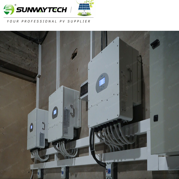 Uso Residencial 3 Fase 400V Deye 8kw 10kw 12kw 15kw Inversor Solar Híbrido para Design de Sistema