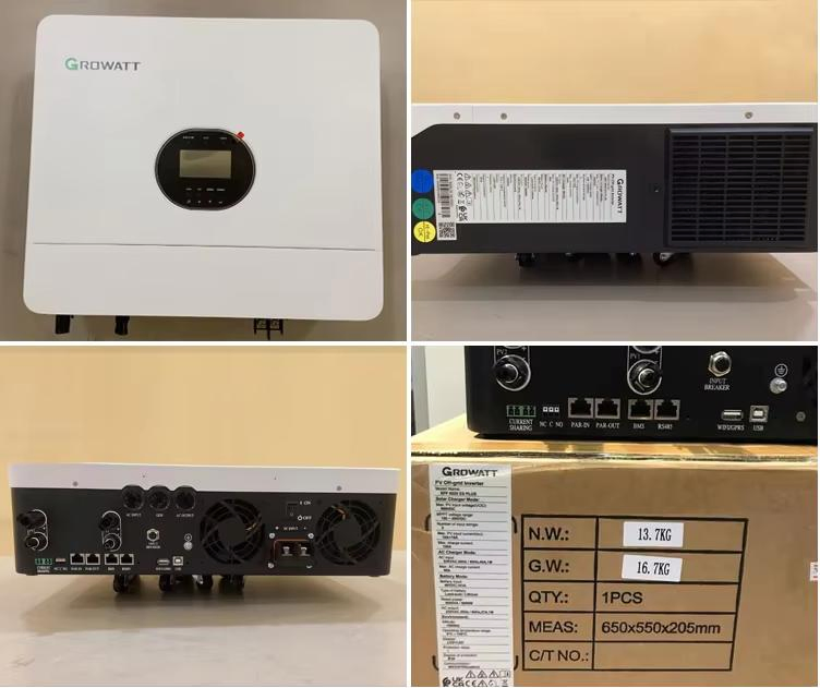 Inversor Solar Off-Grid Growatt SPF6000es Plus 6kw Dual MPPT para Sistema de Energia Solar