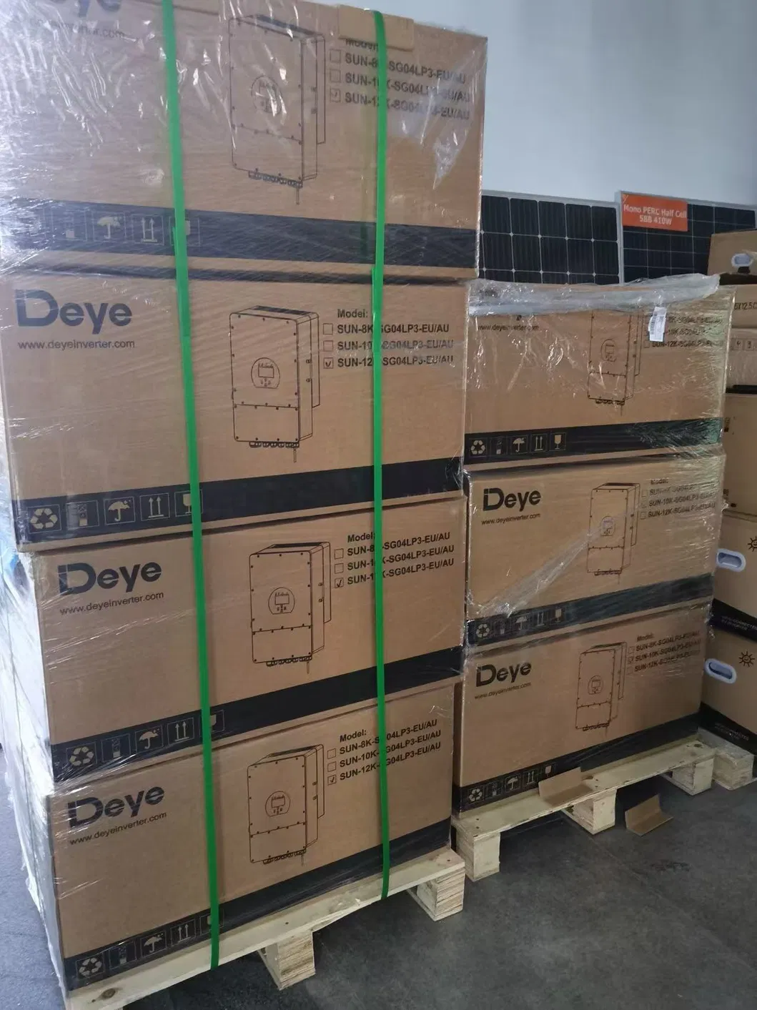 Inversores Híbridos Solares Industriais Deye Sun-12K-Sg04lp3-EU para Armazenamento de Energia