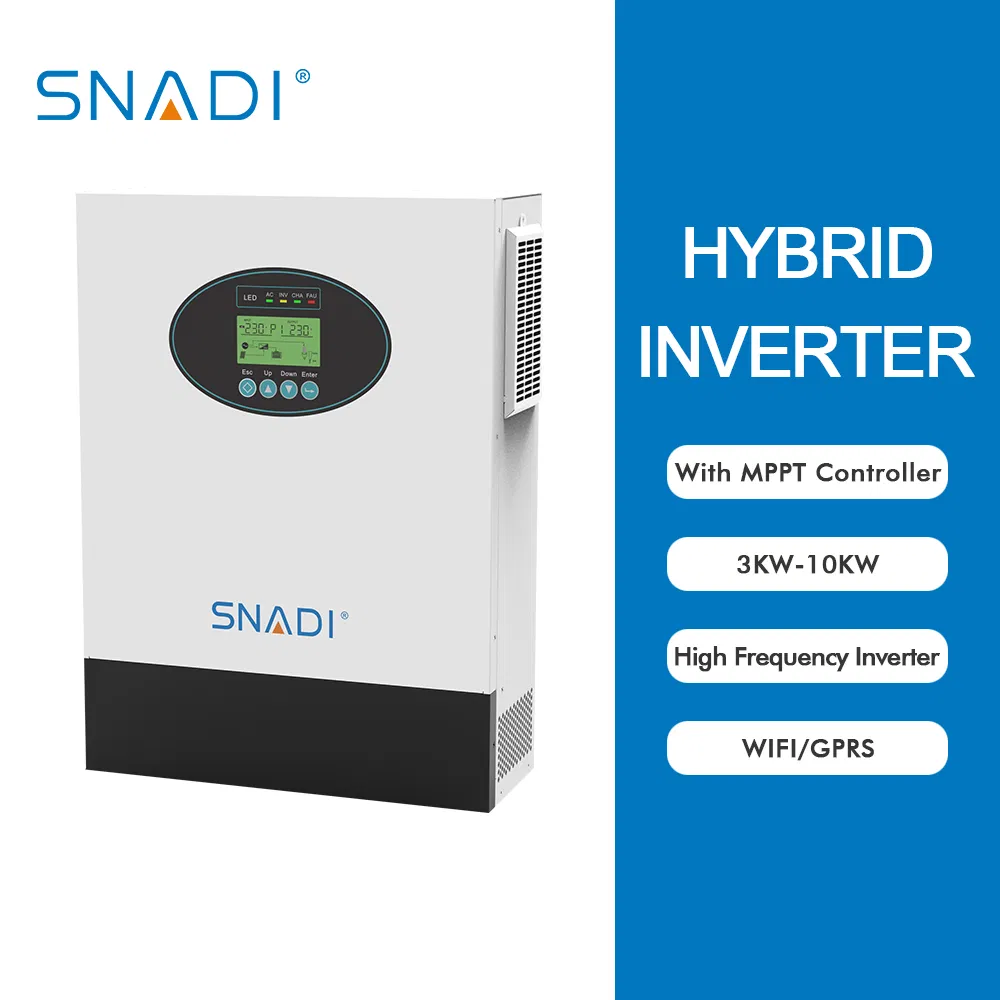 6kw 10kw Inversor 48V Inversor Solar Híbrido com Controlador MPPT