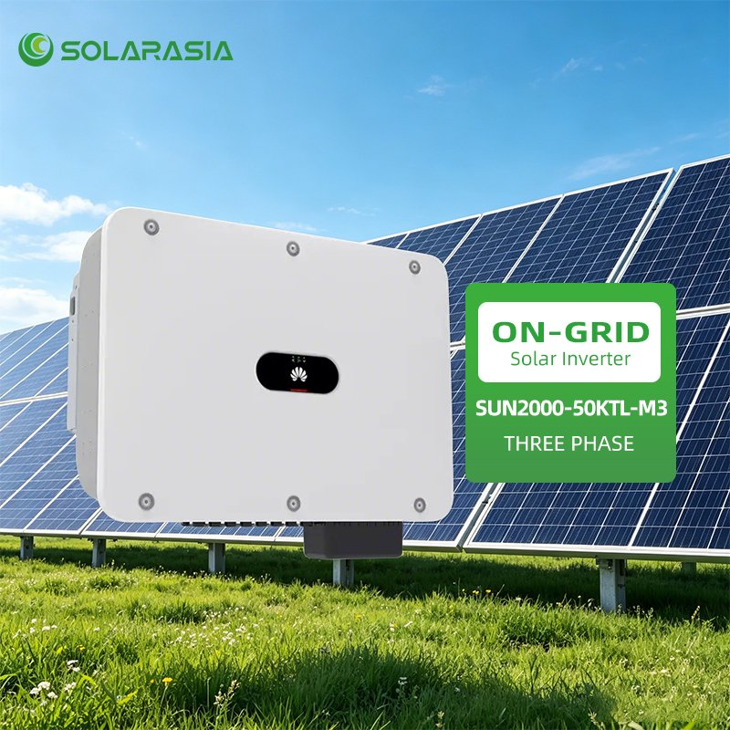Inversor Solar Huawei Sun2000 50ktl Zhm3 50kw Inversor Solar Trifásico Inteligente para Sistema Solar Comercial