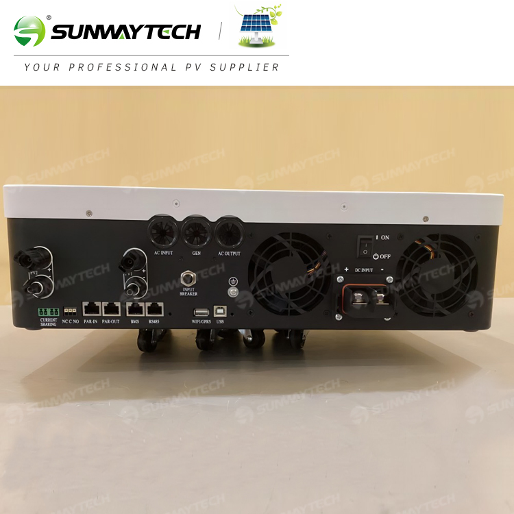 48V Growatt SPF 6000 Es Plus 6000W sistema solar completo de armazenamento de energia com inversor de bateria off-grid de grande entrada de PV