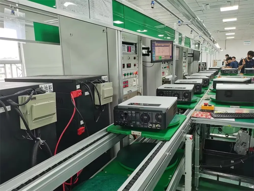 Linha de produção do inversor solar 1