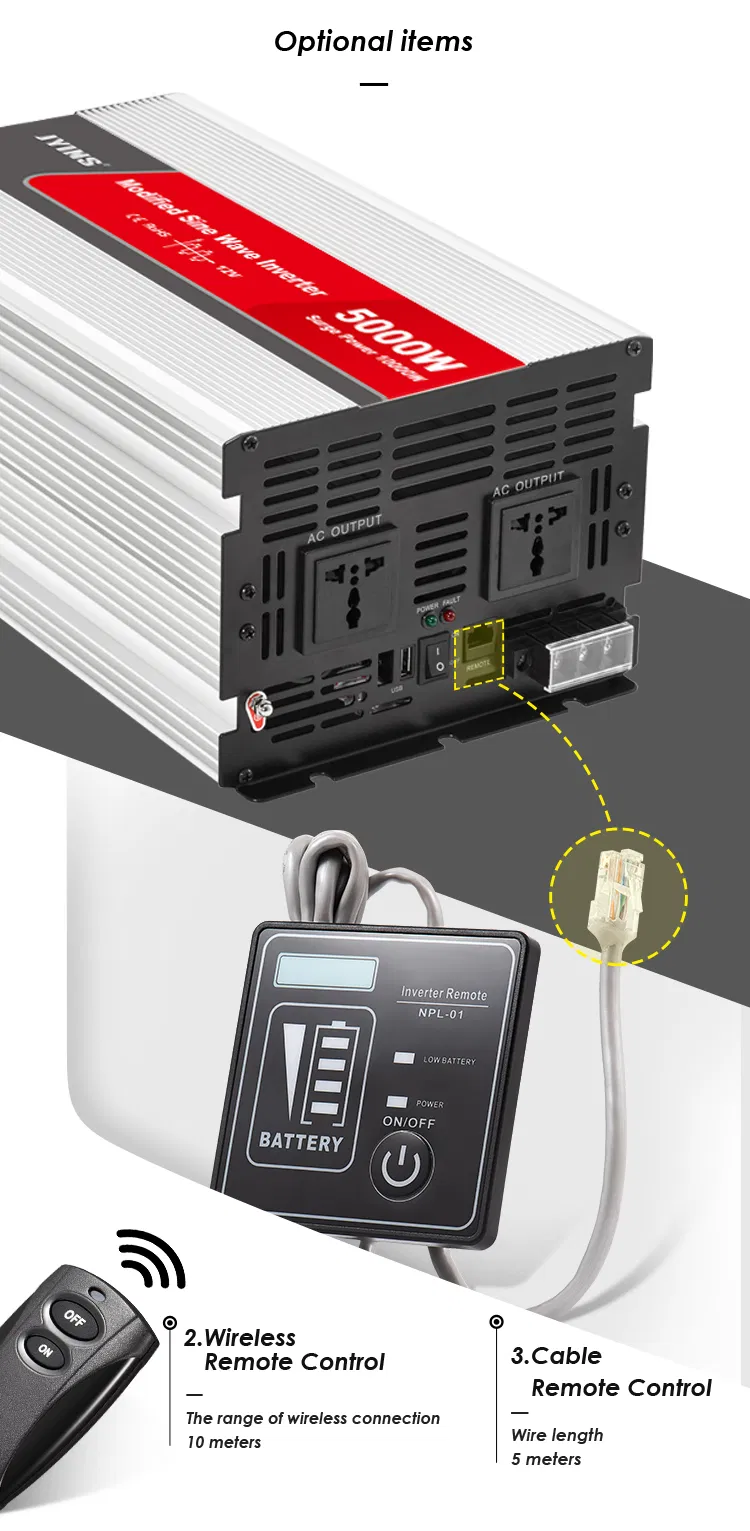 5000W Inversor de Energia Solar de Onda Senoidal Modificada