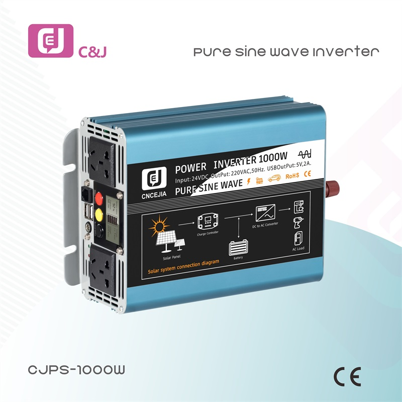 Bom Preço Cjps-1000W 2000W Inversor de Potência de Onda Senoidal Pura para Sistema Solar