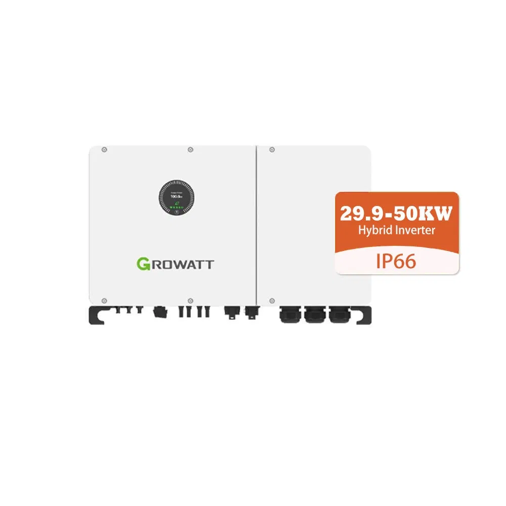 Sistema Solar Híbrido Growatt Wit 29.9-50K Inversor Trifásico 30kw 36kw 40kw 50kw Inversor para Projetos Comerciais e Industriais