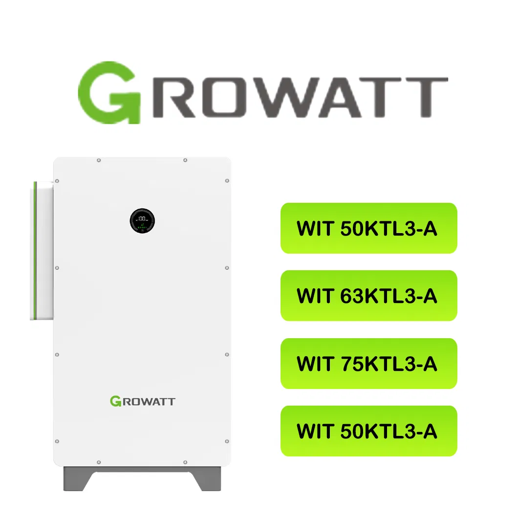 Inversores Growatt MID 25-40ktl3-X 3/4 Mppts Trifásicos de Alta Eficiência em Rede para Energia Solar Fotovoltaica Comercial e Industrial com SPD Tipo II AC DC Preço