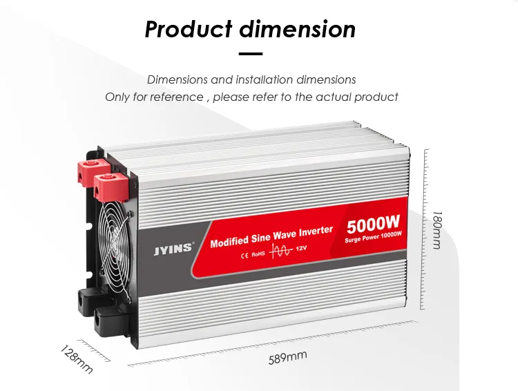 5000W Inversor de Energia Solar de Onda Senoidal Modificada