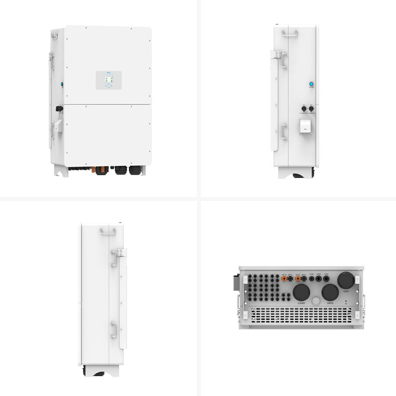 Inversor Solar Híbrido Trifásico de Alta Tensão Deye 100kw 125kw IP65 Inversores de Energia Solar de Onda Senoidal Pura para Indústria