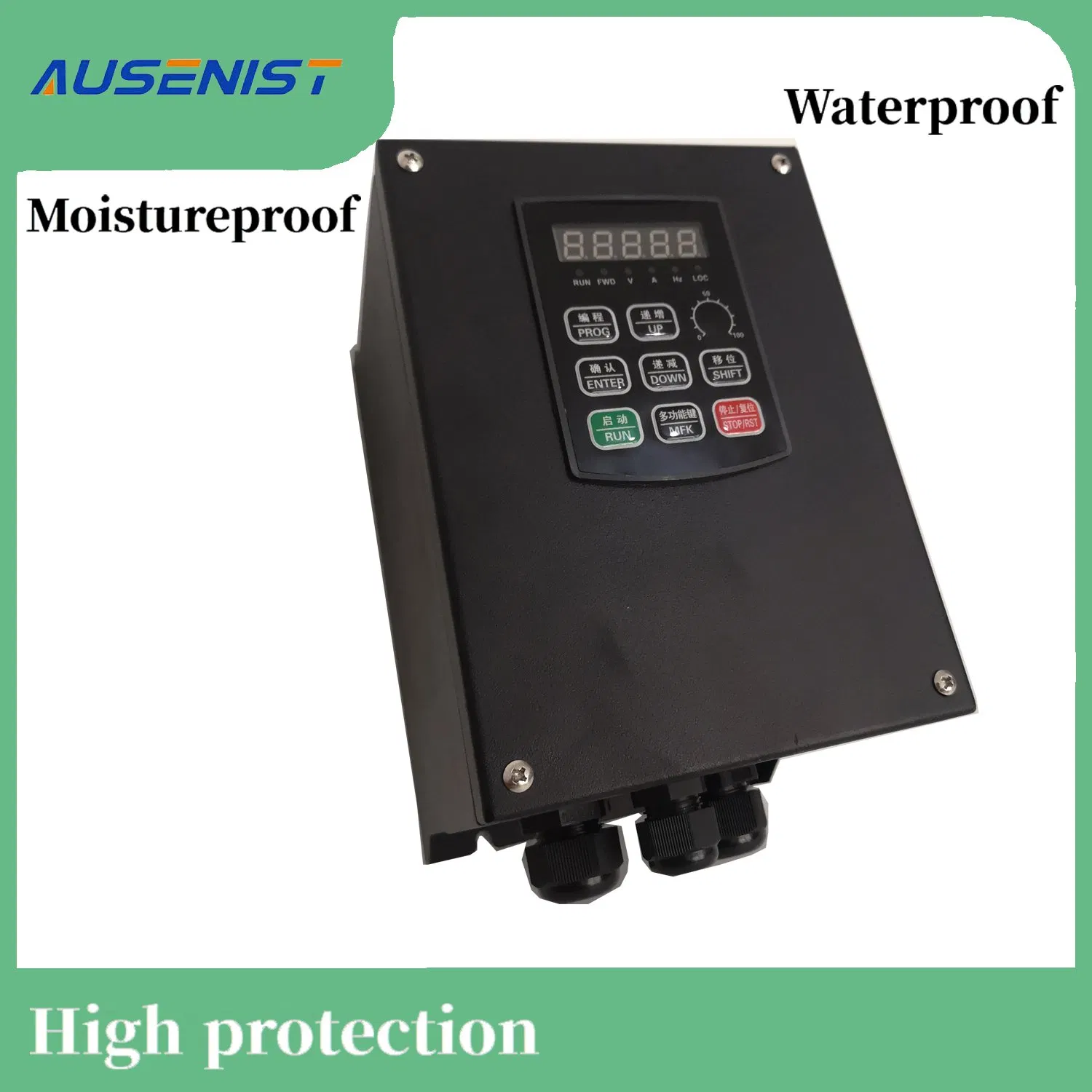 Ausenist 5kw Energia Eólica 380V Máquina Integrada com Função MPPT Controlador Inversor Conectado à Rede Anti Corrosão Gás
