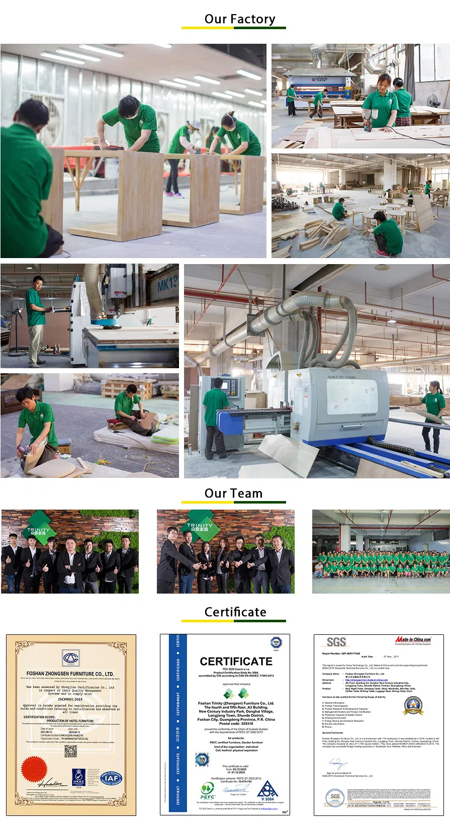 Company facilities