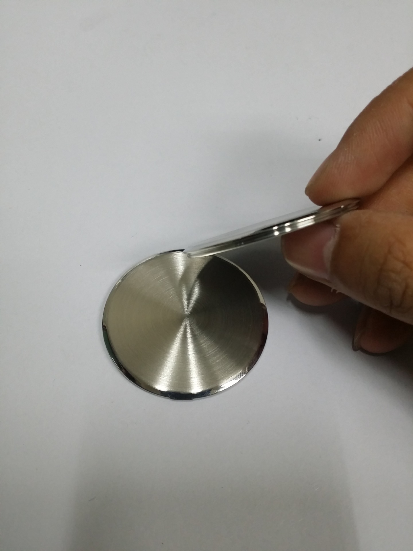 Watch Case Back 304 Stainless Steel Round Brushed Surface Polished Edge Replacement Parts for Watch 19.5-40.5mm Sizes