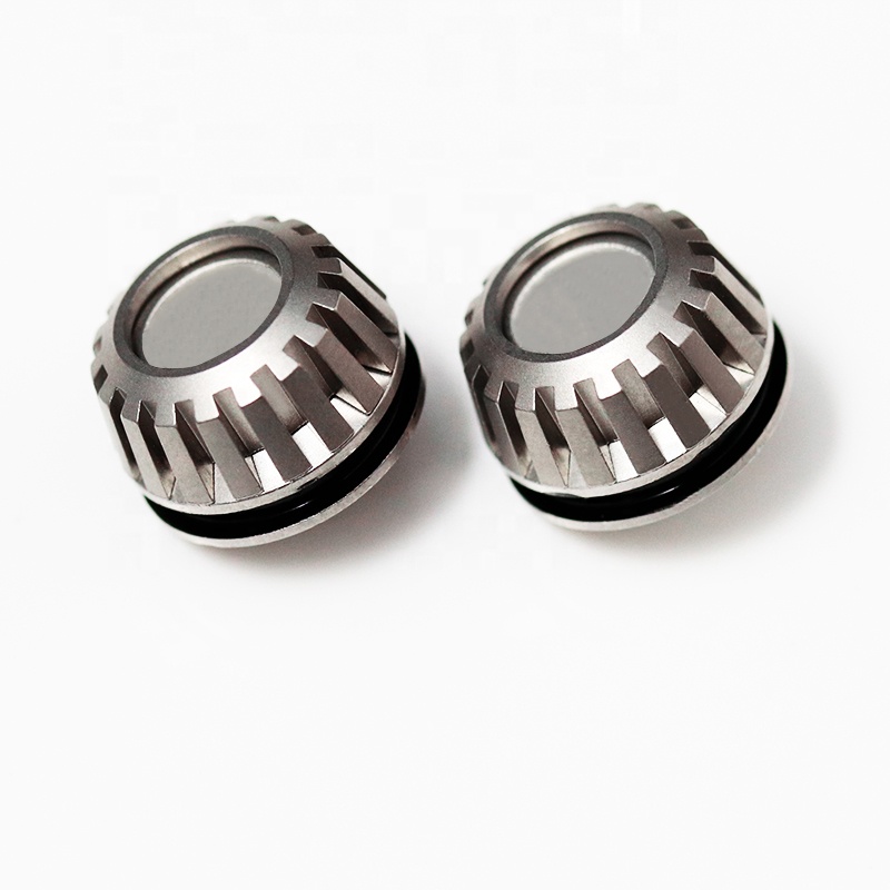 Custom Stainless Steel 303L 316L Screw Stem Watch Crown 7mm OEM Logo Machining Mechanical Watch Crown Parts