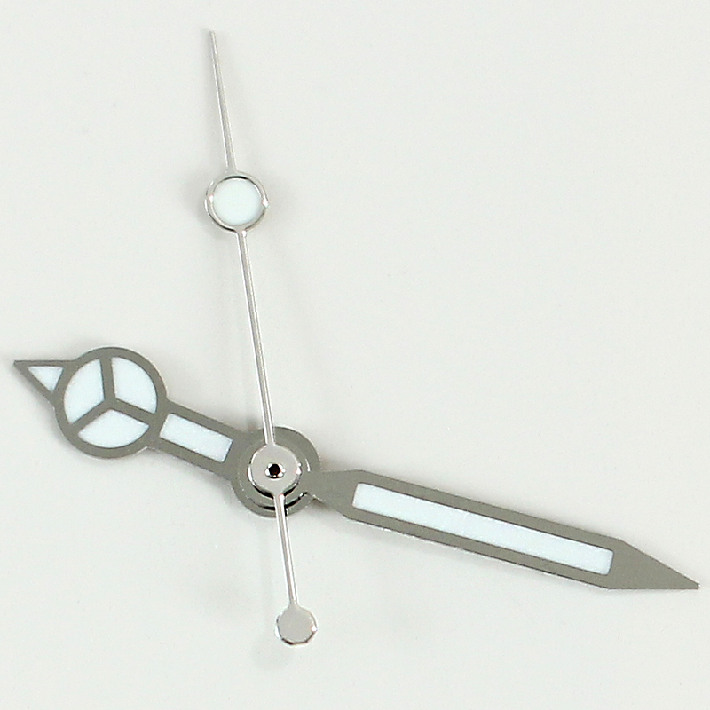 Three-Hand Luminescent Green Edge with Stainless Steel Material Hands for NH35/36/4R/7S Movement Silver/Gold/Rose Gold