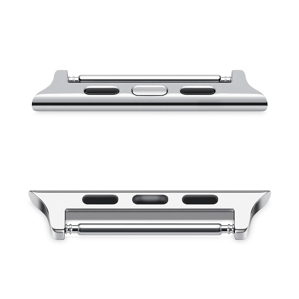 2022 New Design Stainless Steel Lug Watch StrapAdapter 18 20mm Bulk Watch Connector Compatible for Apple Watch 7 6 5 4 3 2 1 SE