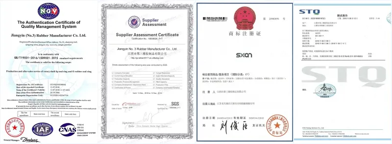 High Precision Watch Silicone EPDM HNBR Rubber O-Rings Certification