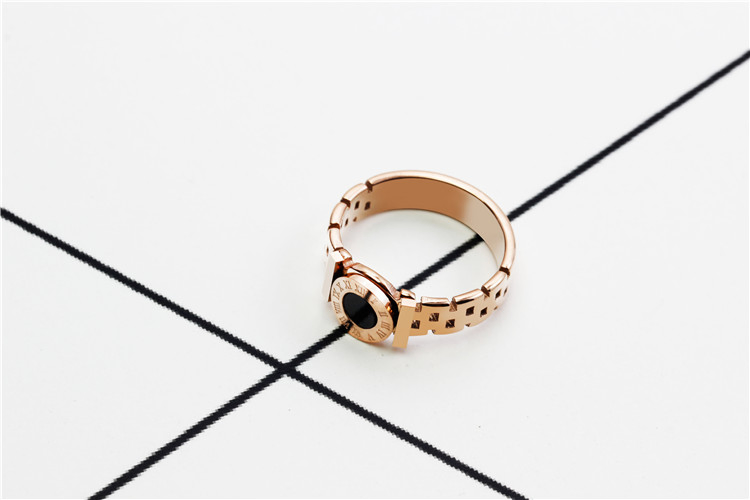 Titanium Steel Personality Fashion Watch Ring Female Trend Simple Ring