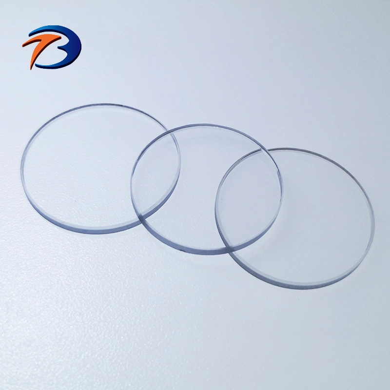 Flat Transparent Sapphire Glass Crystal Optical Watch Window
