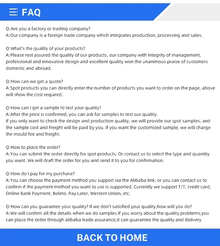 FAQ Quick Guide