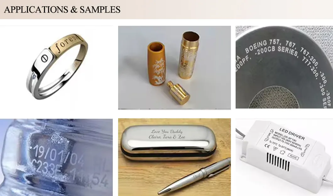 Mini Portable Laser Marking Machine for Logos, Qr Codes and Serial Numbers on Metal