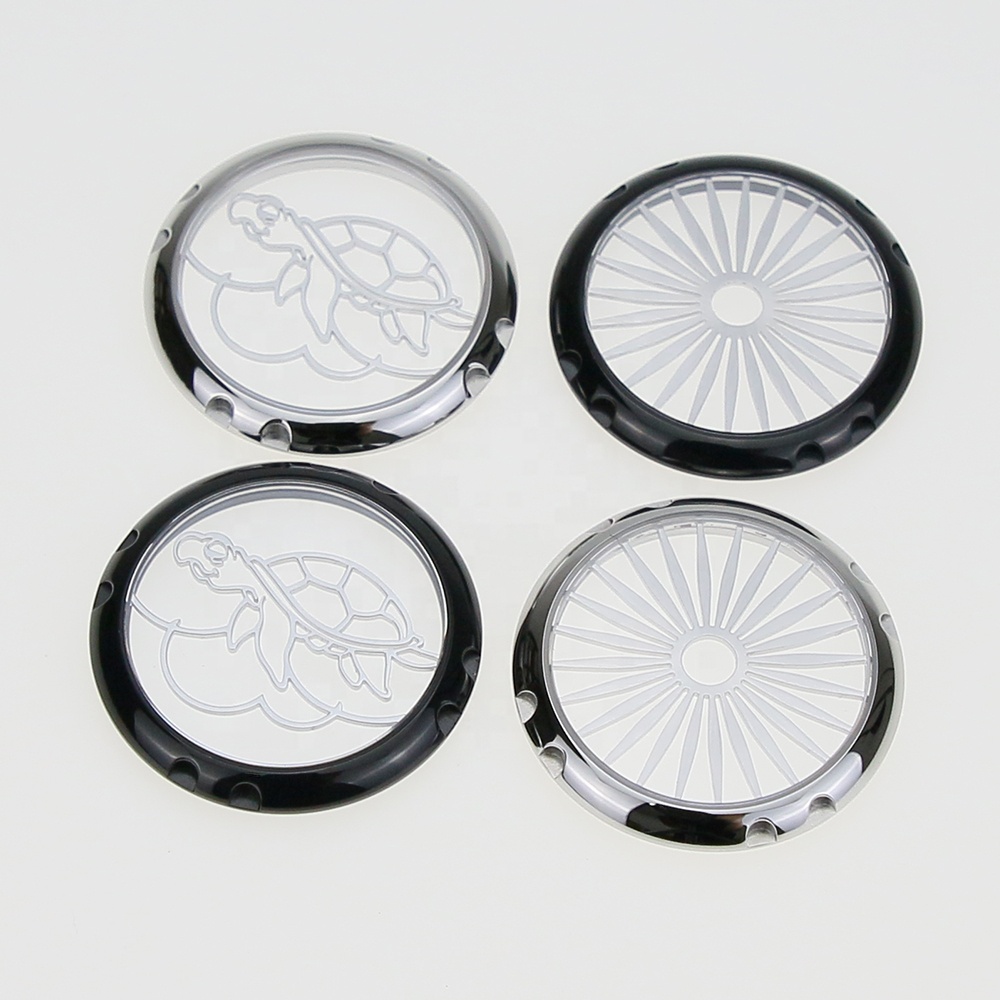 New Arrival 316L Stainless Steel 10ATM Thin Turtle Style Sapphire Glass Watch Case Back 007 Watch Parts New Arrival