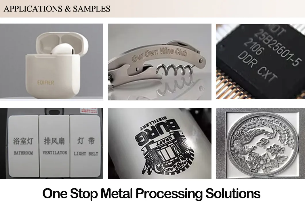 Mini Portable Laser Marking Machine for Logos, Qr Codes and Serial Numbers on Metal