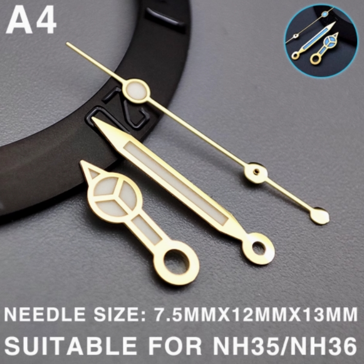 High Quality SPARKTIME Universal Stainless Steel Watch Hands Set 4 Colors Blue Green Luminous Function NH35/NH36 Mechanical