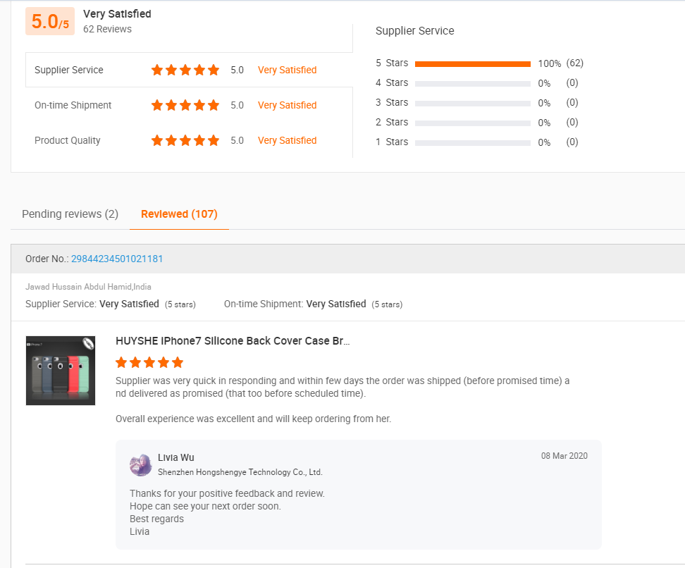 Reviews and Feedback