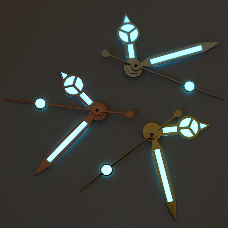 Three-Hand Luminescent Green Edge Hands - view 6