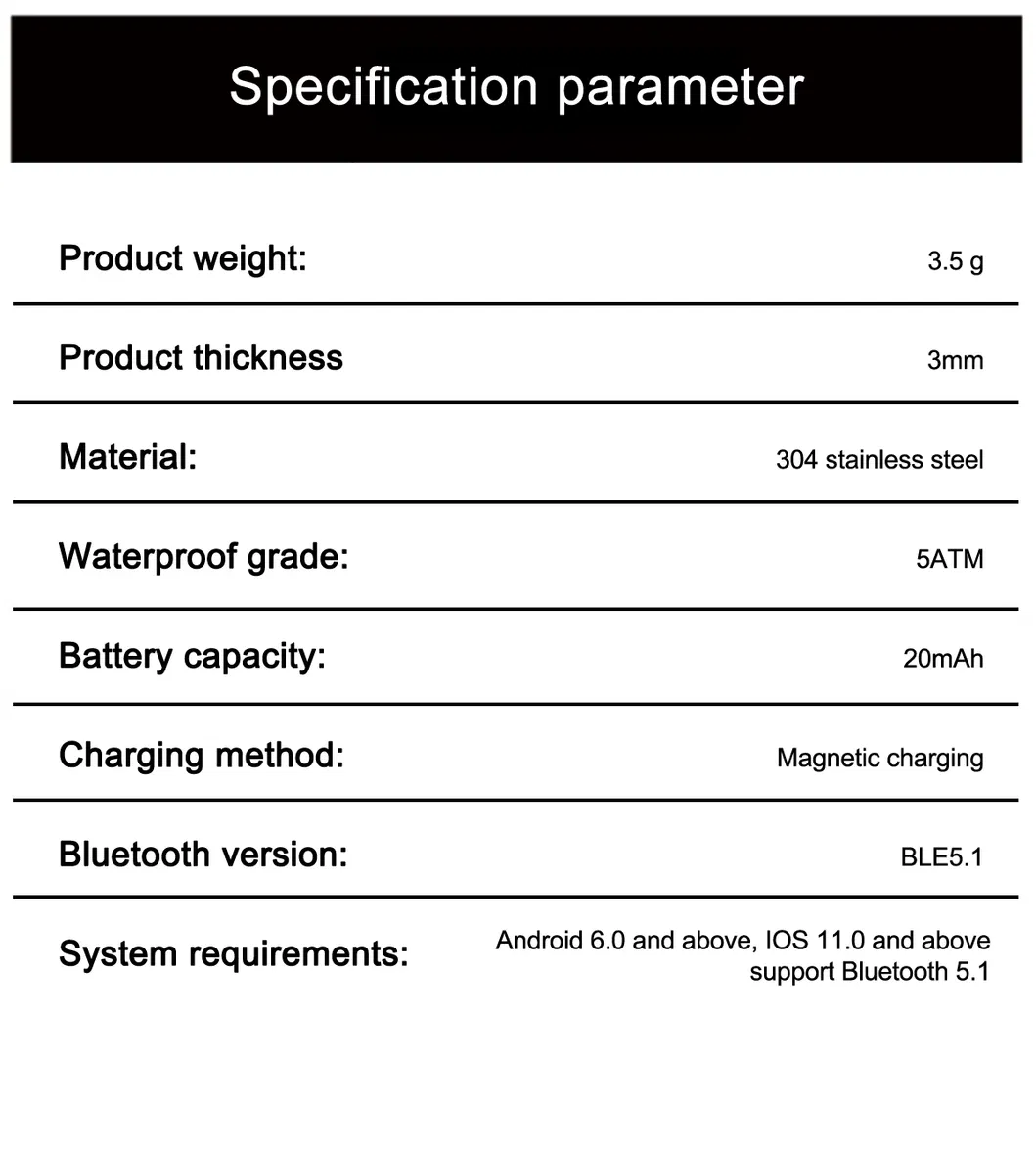 Waterproof Smart Intelligent Ring Activity Fitness Health Blood Oxygen Smart Ring Watch