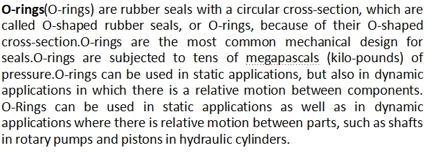 Silicone O-Ring detail 1