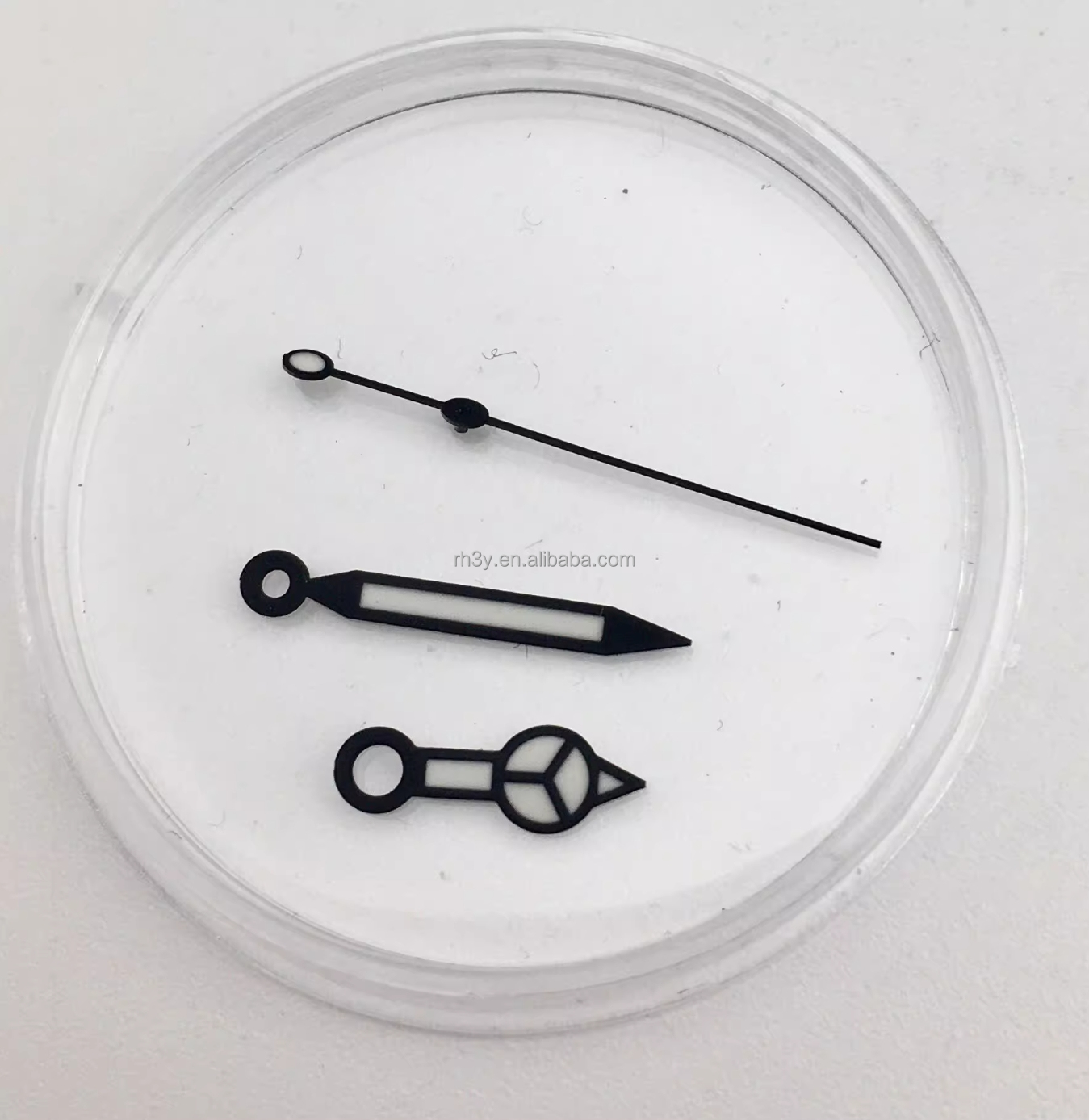 NH35 Movement Compatible Copper Watch Hands with Green Luminous Custom Modification Watch Parts