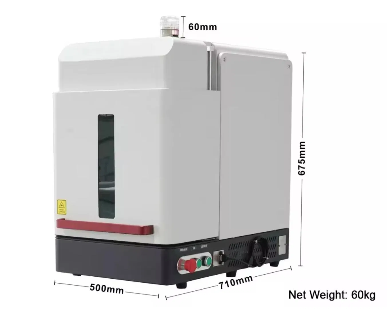 High Tech 20W 30W 50W 100W 3D Laser Marking Machine UV Laser Engraving Machine for Label Ring Jewelry Metal Laser Marker