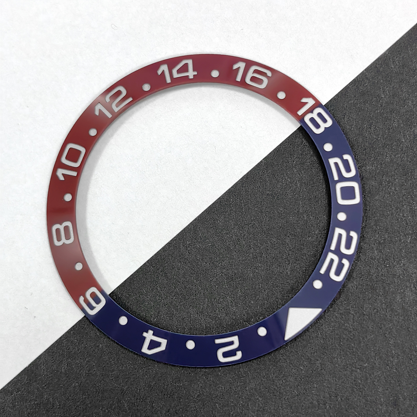 Watch Accessories Color Changing Ceramic Cola Style Watch Bezel Compatible with 40mm 116710 126710 GMT Watch case