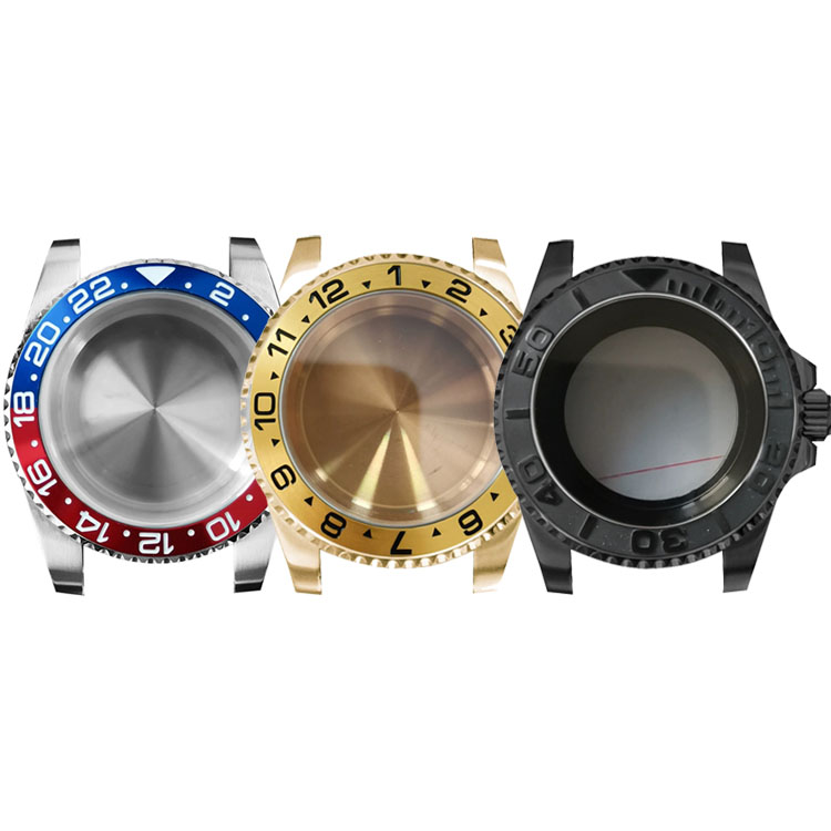 WYGICOO JP-C2402 5ATM Waterproof Ceramic Bezel Insert Transparent Case Back Sapphire 40mm NH35 Stainless Steel Watch Case