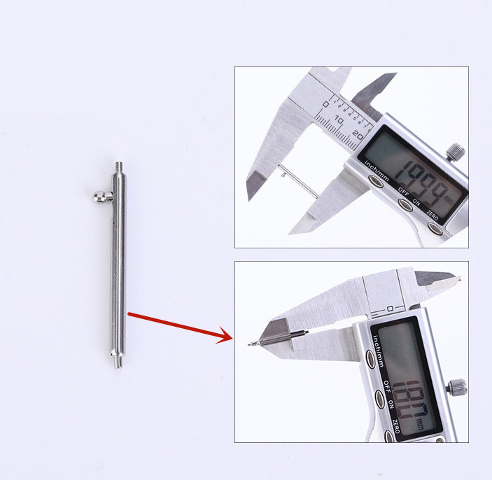 Quick Release Spring Bars Stainless Steel Watch Pins for Smart Watchband Replacement 12mm-24mm