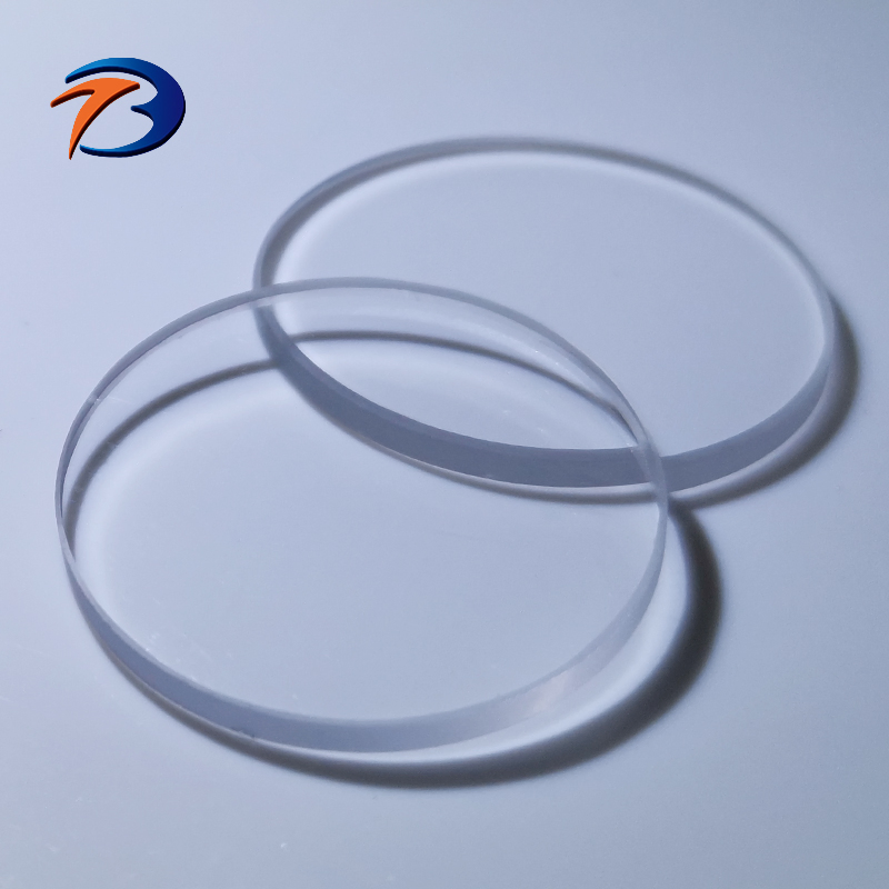 Flat Transparent Sapphire Glass Crystal Optical Watch Window